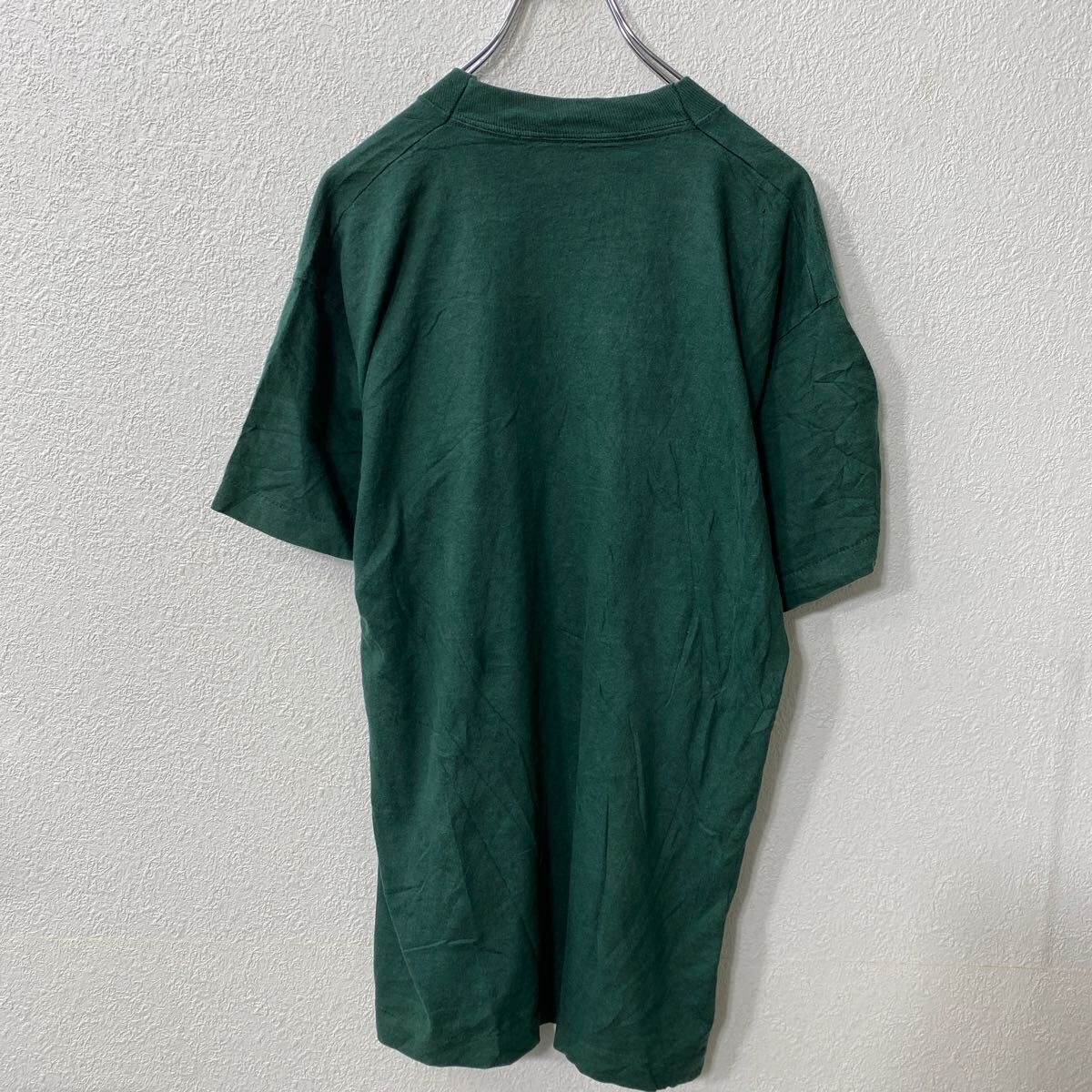 SALE★ ★Tシャツ 半袖 プリント Tシャツ XL グリーン ビッグサイズ イラスト