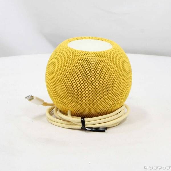 HomePod mini イエロー　美品 展示品〕 HomePod mini イエロー MJ2E3J／A【349】 - メルカリ