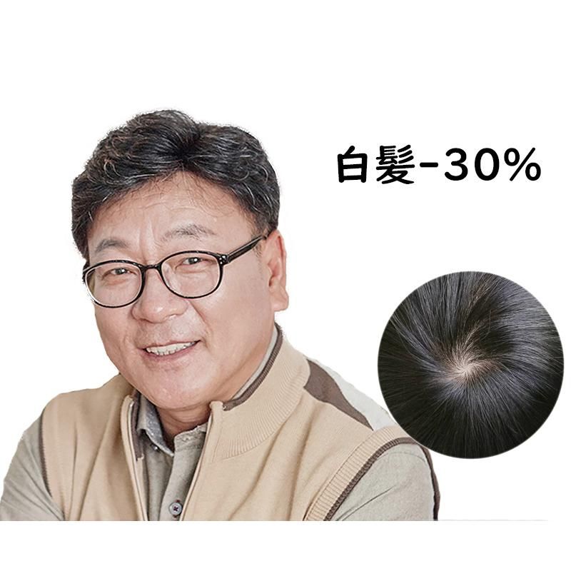 グレイヘア人毛100％つけ毛自然プレ医療用全3サイズ脱毛症対策10%30%60%白髪