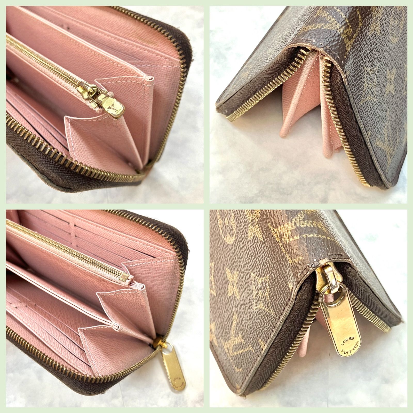 美品⭐️LOUIS VUITTON ルイ・ヴィトン】 ジッピー・ウォレット ローズ