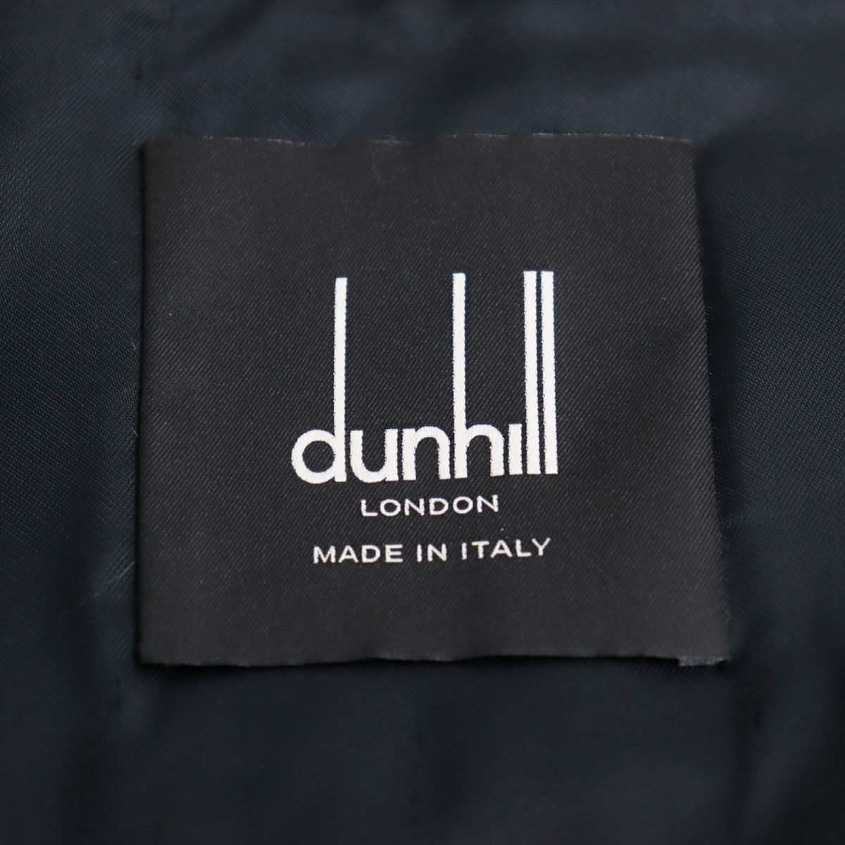 美品○dunhill ダンヒル ラムレザー ダブルジップ ボンバージャケット/ブルゾン ブラック Lサイズ相当 イタリア製 正規品 メンズおすすめ◎  - メルカリ