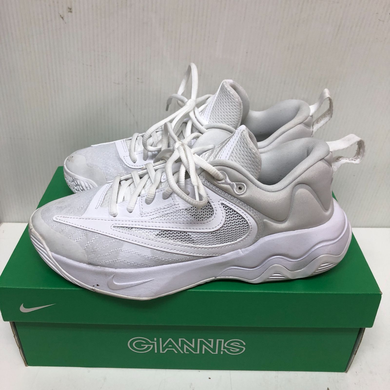S-34 ナイキ NIKE ヤニス イモータリティ3 DZ7534-102 WHT 25cm