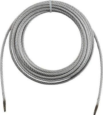 2営業日で発送 TRUSCO トラスコ中山 TRUSCO 手動ウインチ用ワイヤーΦ9×20M用 切りっ放し code 7673566