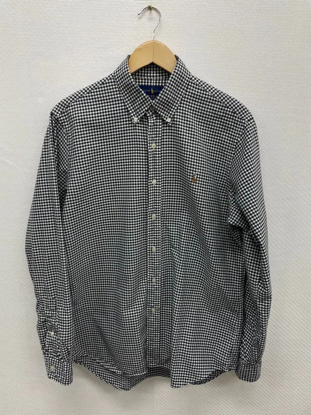 ポロ クラシックフィット チェック シャツ M 100 C ー 386