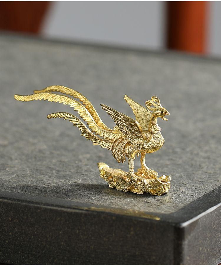 鳳凰香挿 香座 茶道具 香道具 装飾品現代工芸品 置物 - メルカリ