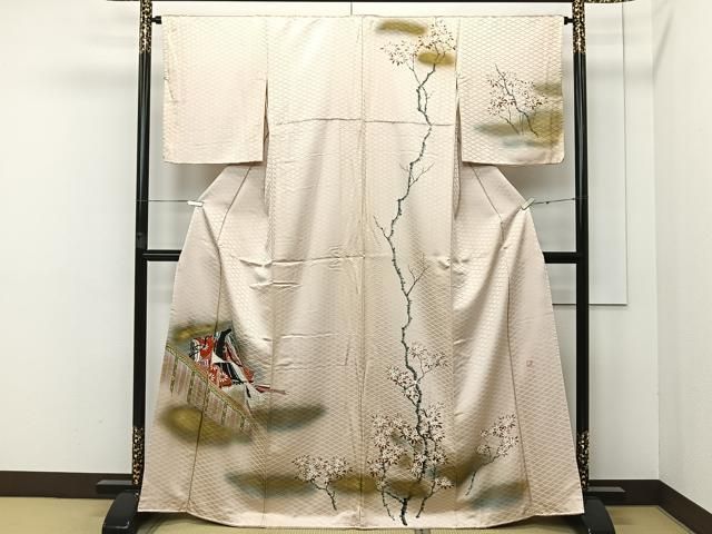 正絹✿暈し染め 金銀彩 訪問着 広衿 袷 正絹✿暈し染め 金銀彩 訪問着