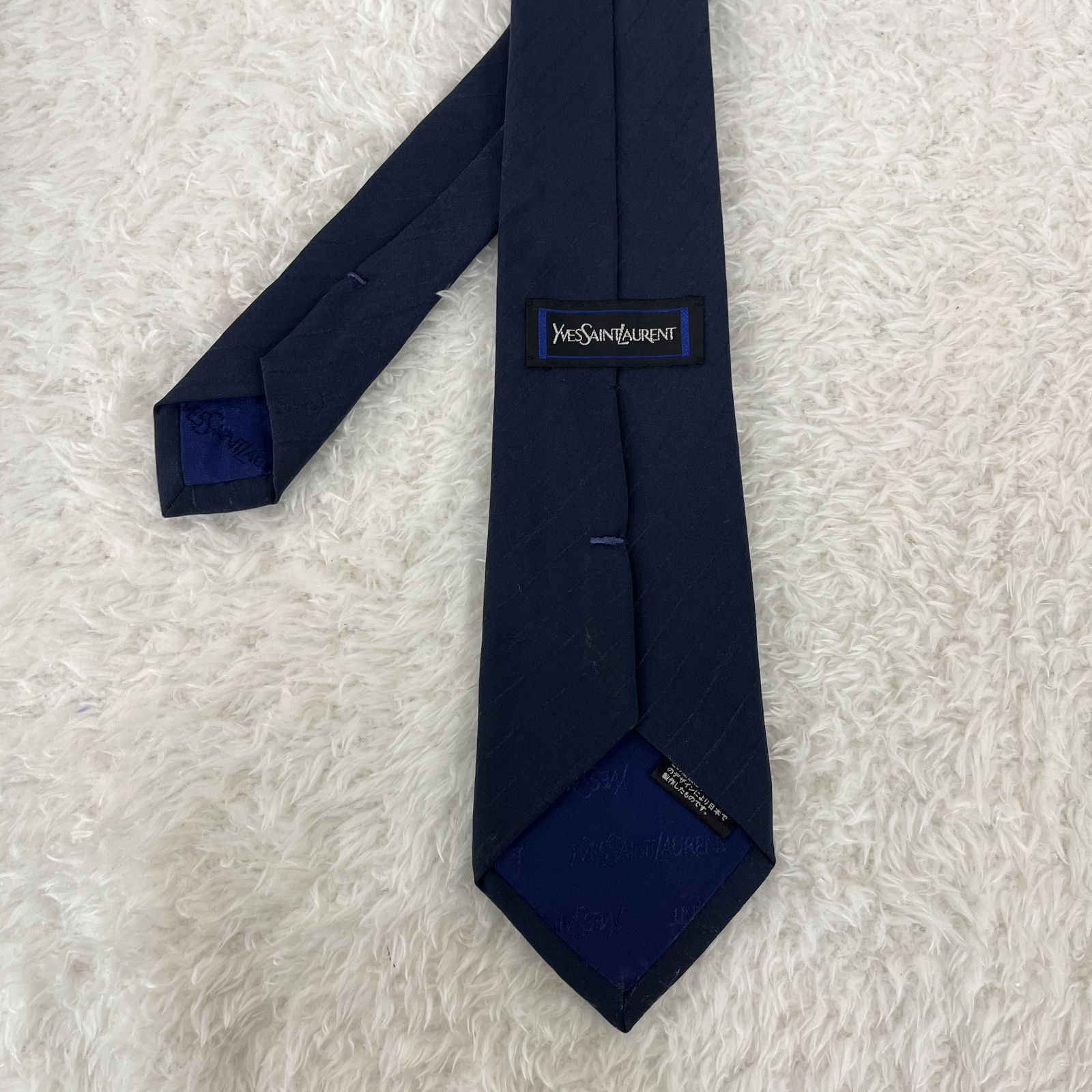 美品》YVES SAINT LAURENT (イヴサンローラン）シルクネクタイ 