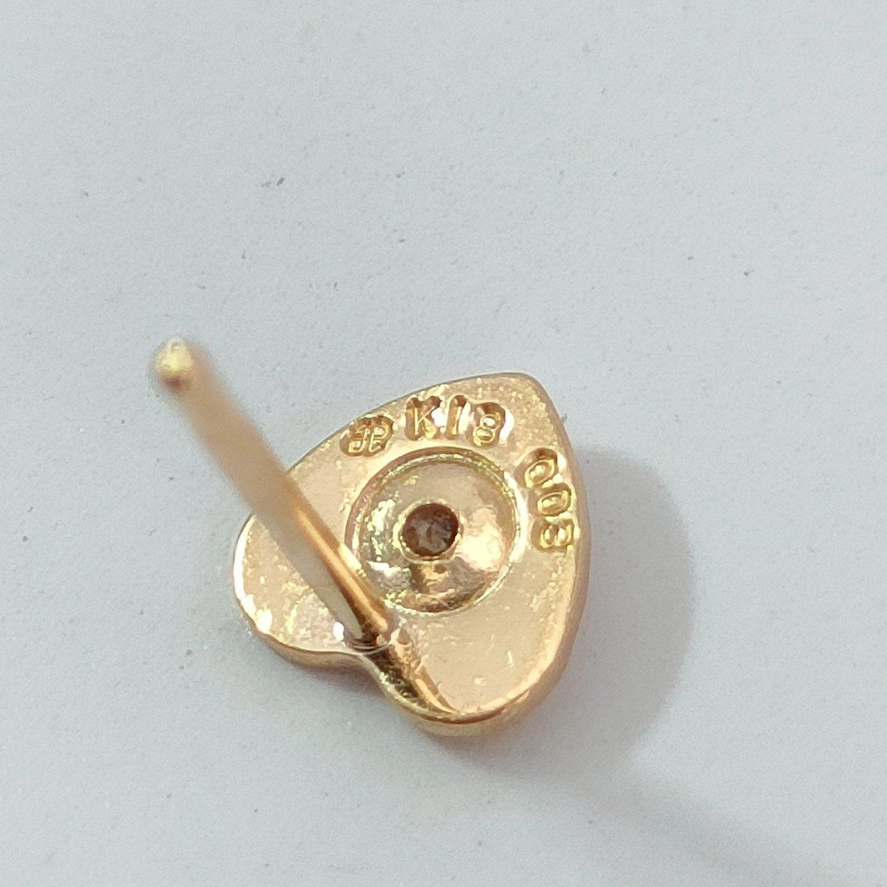 ジュエリーマキ☆ K18 ☆ハート☆ ピアス ☆着けっぱなし ジュエリー