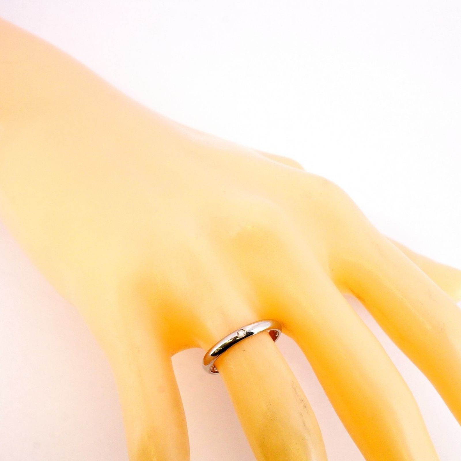 カルティエ Cartier カルティエ リング ウェディング 1PD Pt950 プラチナ ダイヤモンド ＃51レディース FORTGASGNV_COM_BR