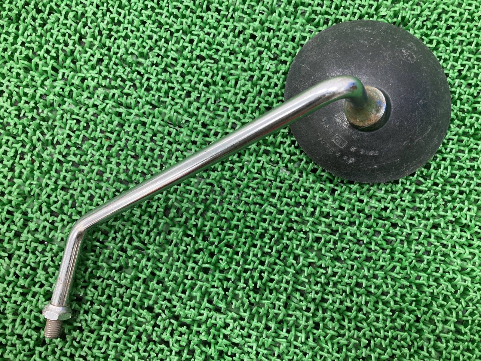 GX750 ミラー 左 ヤマハ 純正 バイク 部品 1J7 正10mm 音叉マーク 初期型 当時物 割れ欠け無し 車検 Genuine pE