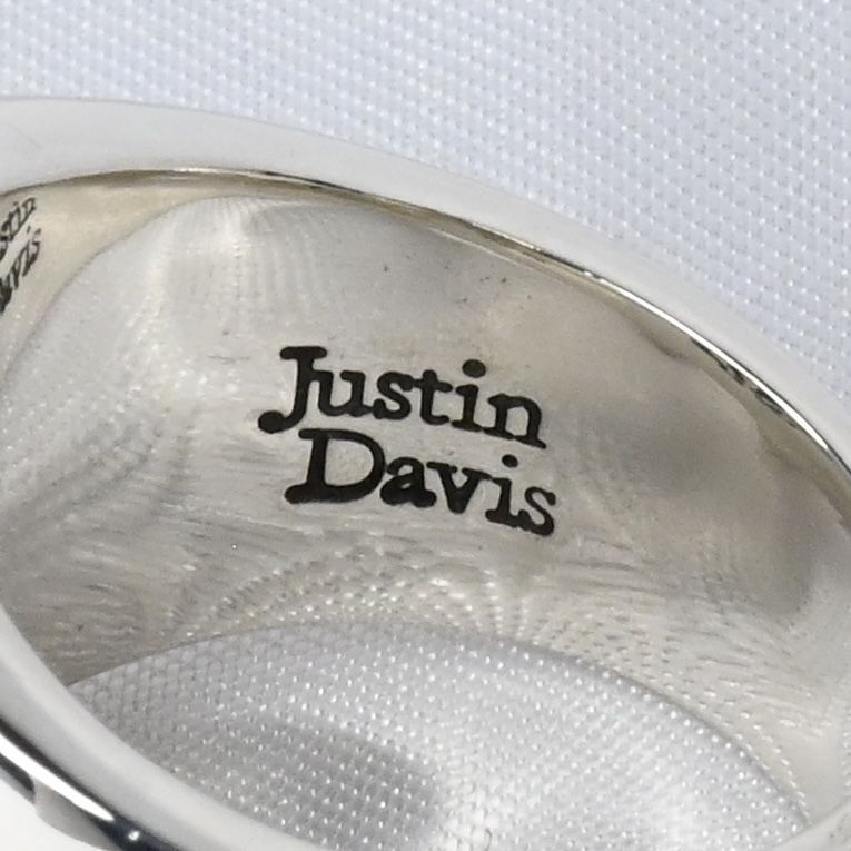 研磨済】 JUSTIN DAVIS LUCK STAR CROWN リング 21号 SRJ267