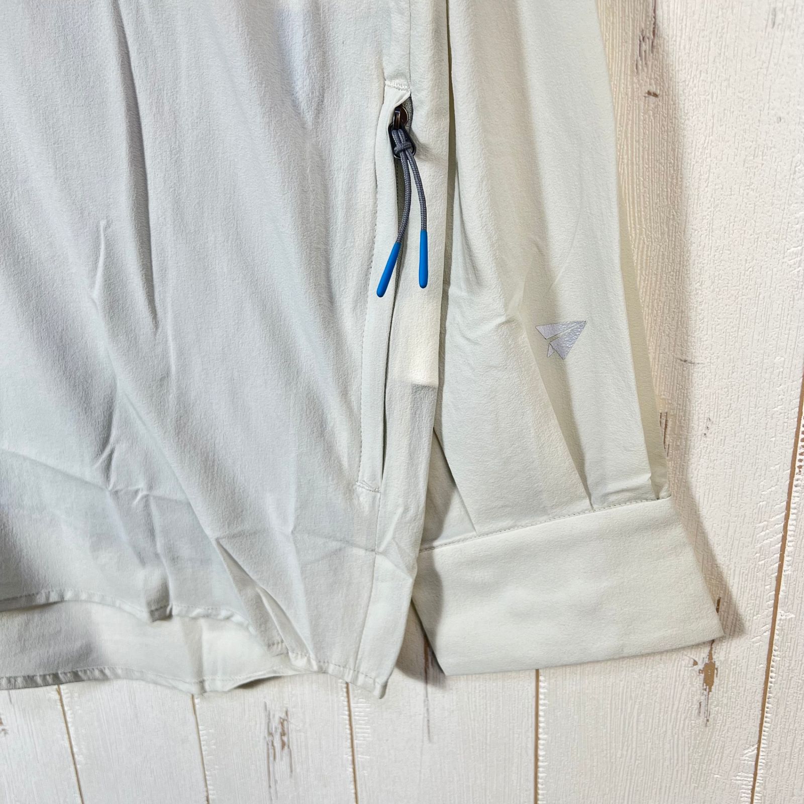 Unisex M アイボリー系 Paper Sky Wear ペーパースカイ ウェア ウィンドビッグシャツ WIND BIG SHIRT ECRU ナイロン ウェア トップス インナー シャツ ロングスリーブシャツ 化繊 z00053