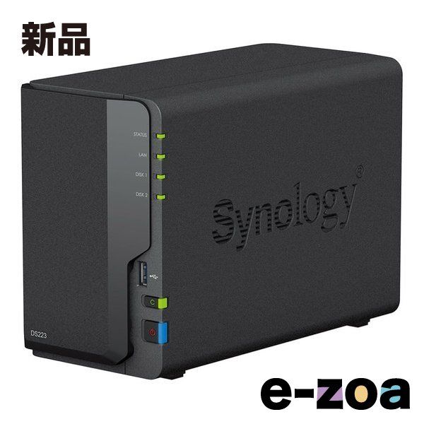 Synology シノロジー DiskStation DS223 HAT3310-16TB 2個 DS223 HAT3310-16TB2 2613737