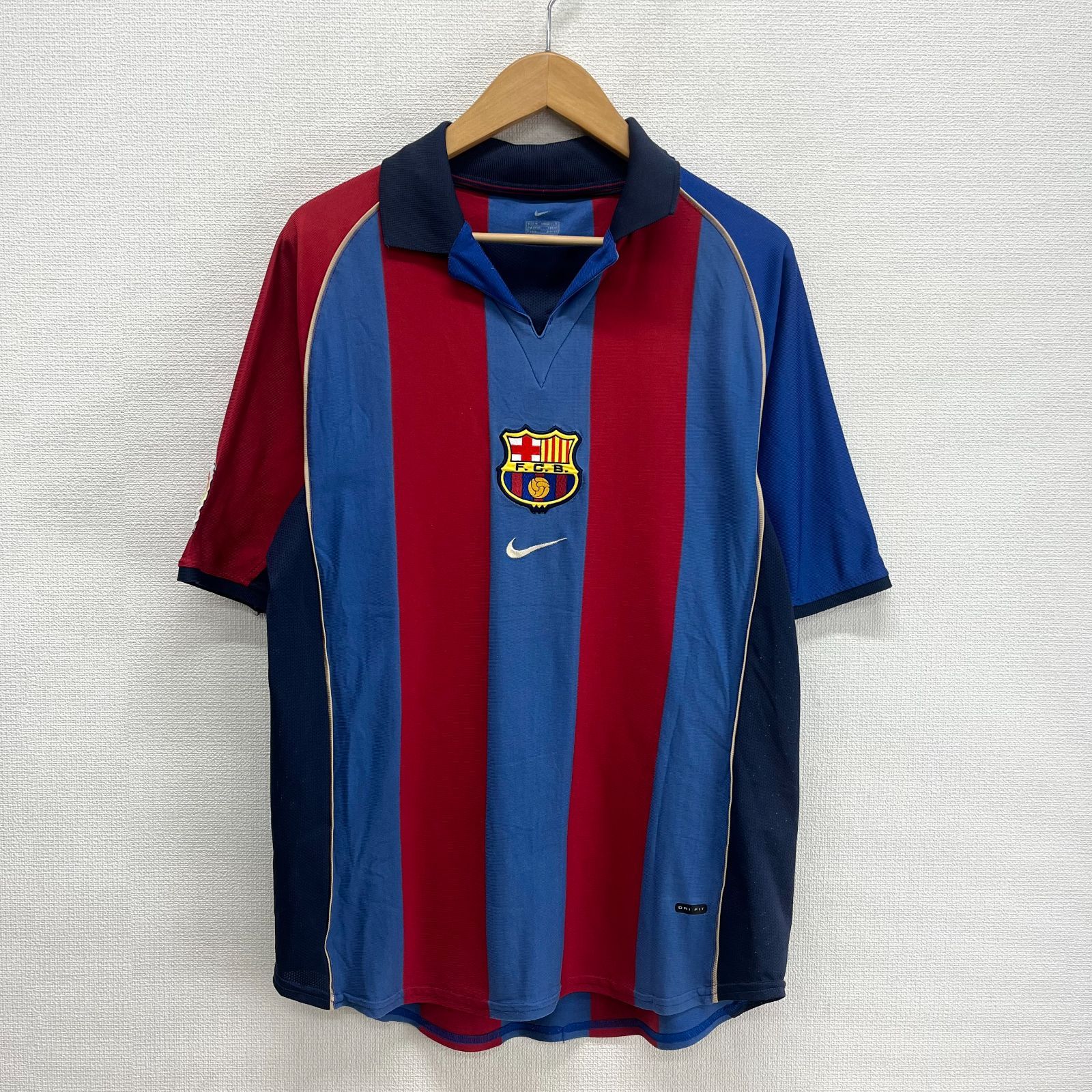 NIKE ナイキ FC.バルセロナ ユニフォーム ゲームシャツ M - メルカリ