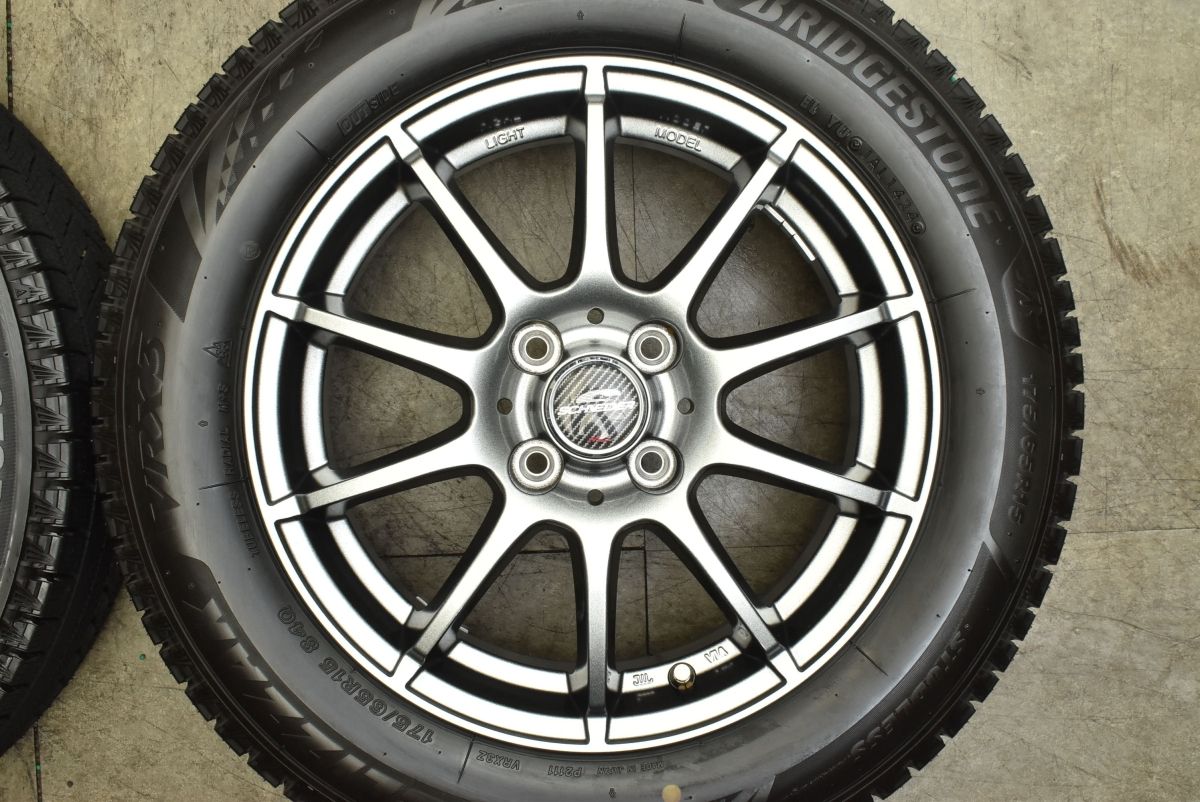 2024年製 バリ溝】シュナイダー 15in 5.5J +45 PCD100 ブリヂストン