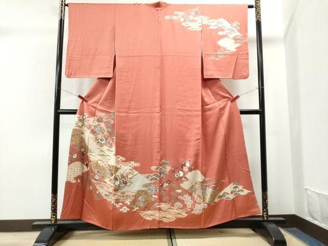 akmx147 美品 逸品 粋 金彩 正絹 訪問着