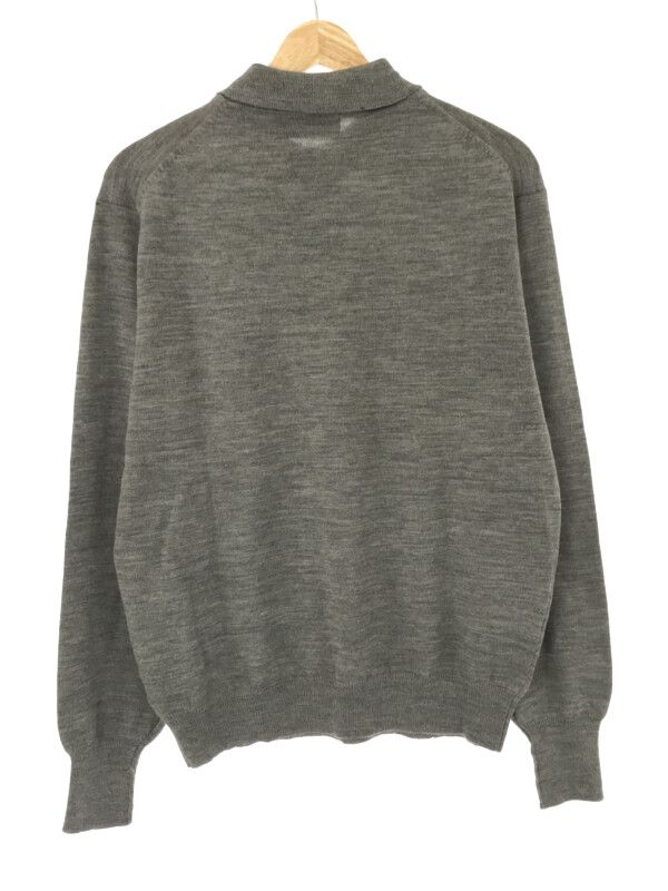 美品 ポロラルフローレン ラムウール 刺繍ロゴ入り ポロニット◆グレー 古着通販 サイト | IDENTITY official web store (アイデ