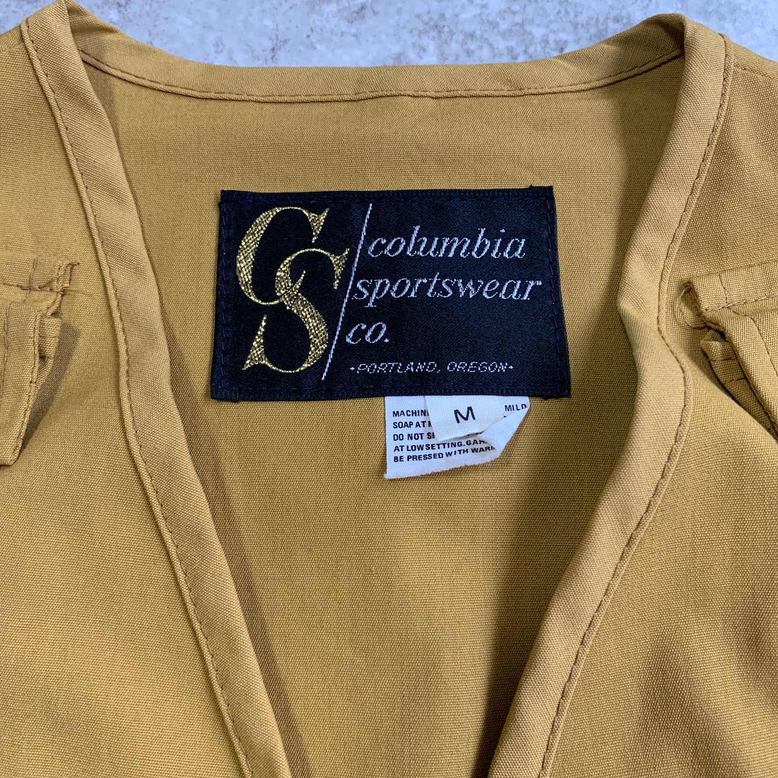 オールドコロンビアフィッシングベスト オールドビンテージ古着アメリカ 60~70s Vintage Columbia Fishing Vest コロンビア フィッシング