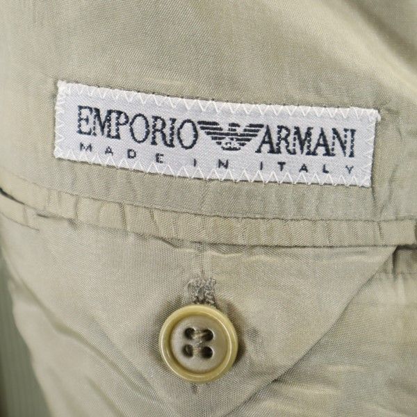 エンポリオアルマーニ 90s オールド イタリア製 スーツ セットアップ グリーン系 Emporio Armani メンズ 【中古】 【231223】