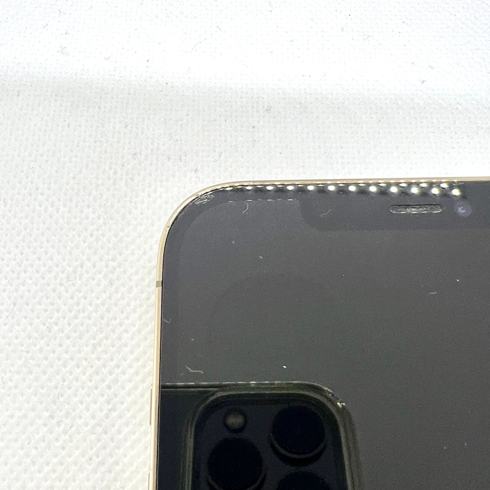 iPhone ゴールド バッテリー82% 難あり品】【純正バッテリー82%】 iPhone 12ProMax 256GB