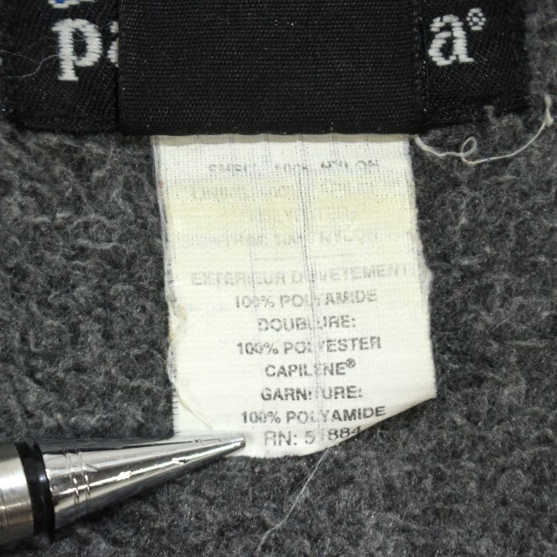 00s USA製 patagonia シェルドシンチラ 裏地フリース ナイロン