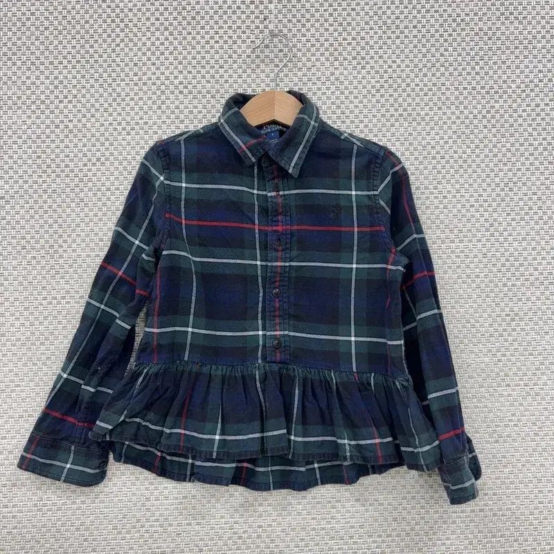 ポロ Ralph Lauren(ラルフローレン) キッズ フリル チェック シャツ 6 B00507