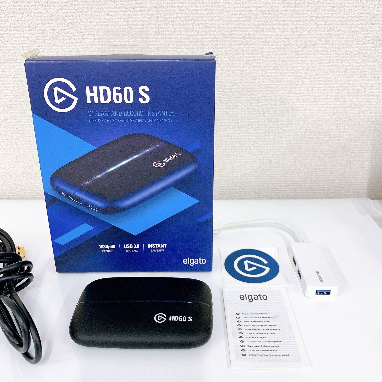 通電確認済み】Elgato HD60S 外付けキャプチャーボード エルガト Game Capture HD60S【電化製品】【1】 - メルカリ