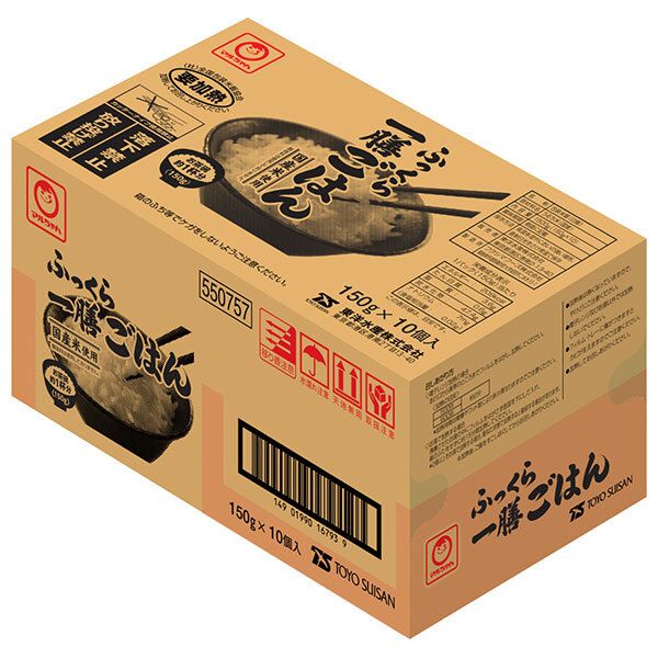 東洋水産 ふっくら一膳ごはん ケース販売用 150g×10個 ×10個入｜ パックごはん レトルトご飯 ごはん