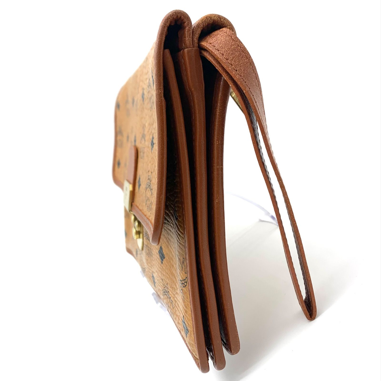 MCM クラッチバッグ 鍵 保存袋付き 多収納 大容量 ヴィセトス セカンド