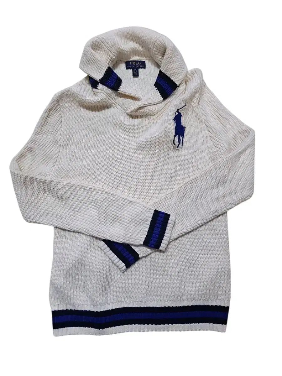 ポロラルフローレン ニット アイボリー L/G 14-16
