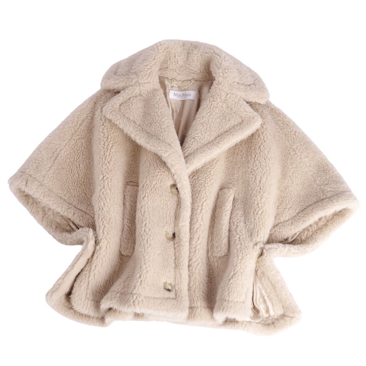 未使用級*近年モデル マックスマーラ 白タグ 21AW テディベア ブルゾン Max Mara - 極美品 マックスマーラ Max Mara 白タグ TEDDY BEAR