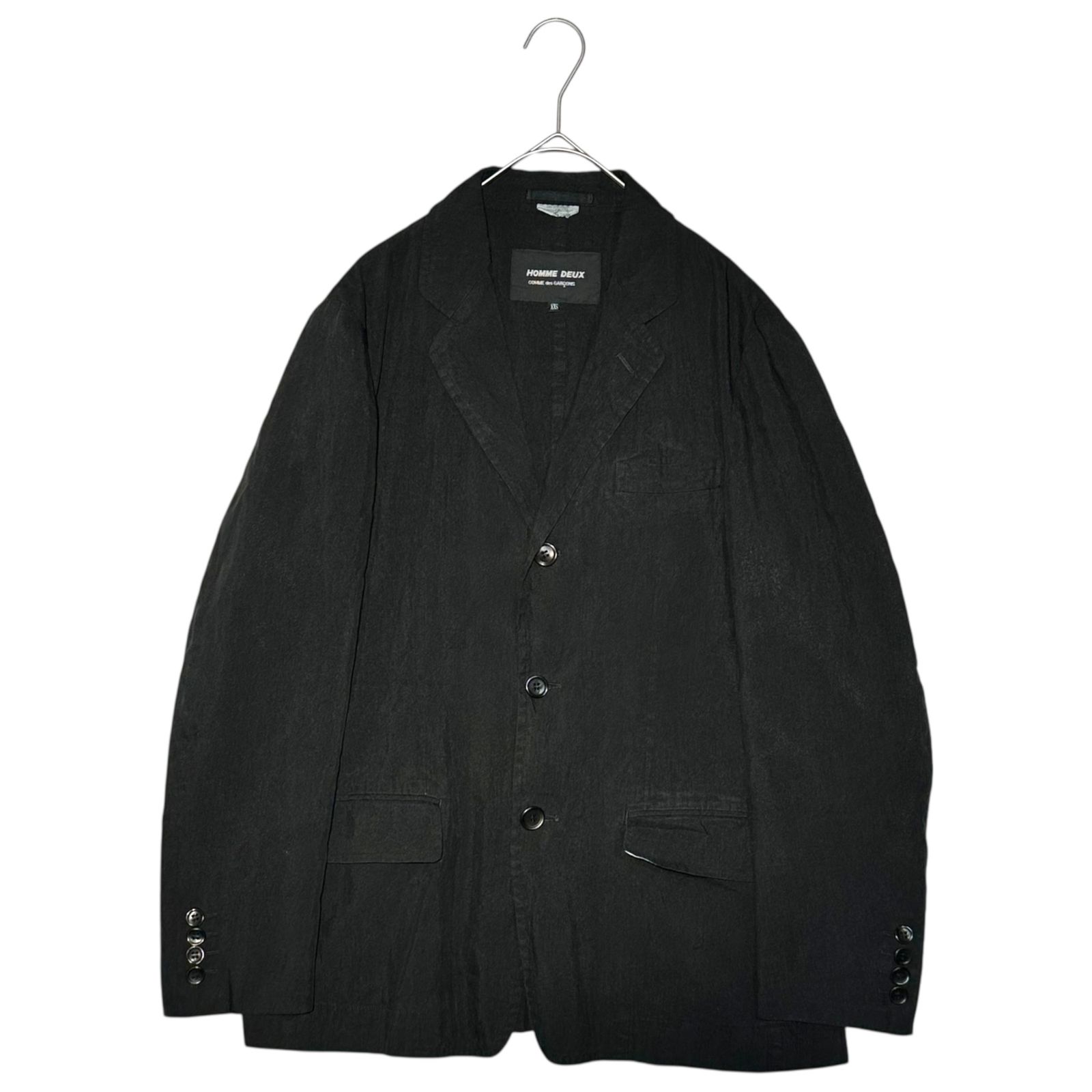 コムデギャルソン　AD2010 ダブルジャケット コムデギャルソンCOMME des GARCONSウールバックギャザー