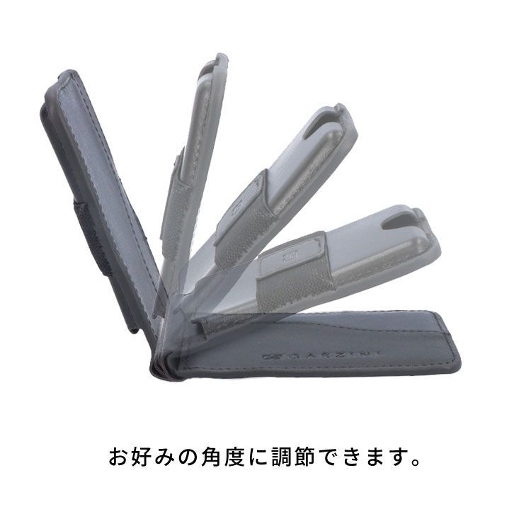 お種銭付 GARZINI ガルジーニ MagSafe カードケース GZMSWSL1 本革 マネークリップ ミニ財布 スタンド 二つ折り マグセーフ対応 iPhone MAGSAFE WALLET STAND レディース メンズ