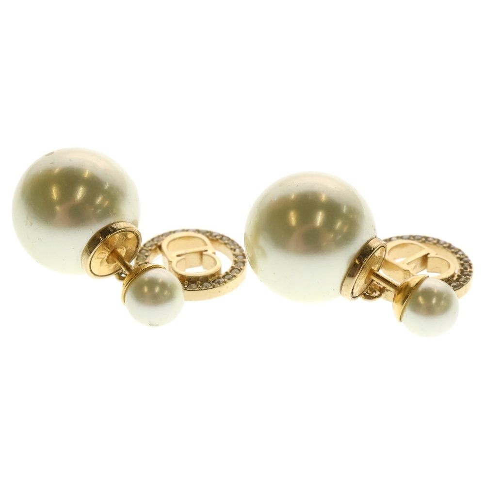 Christian Dior トライバル ピアス CD ストーン ゴールド 片耳