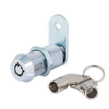 チューブ状カムロック 1インチ キャビネットロック 同一鍵付き 自動販売機 ツールボックス メールボックス ATM 2個　並行輸入品 引き出しチューブロック ドア メールボックス キャビネット ツール