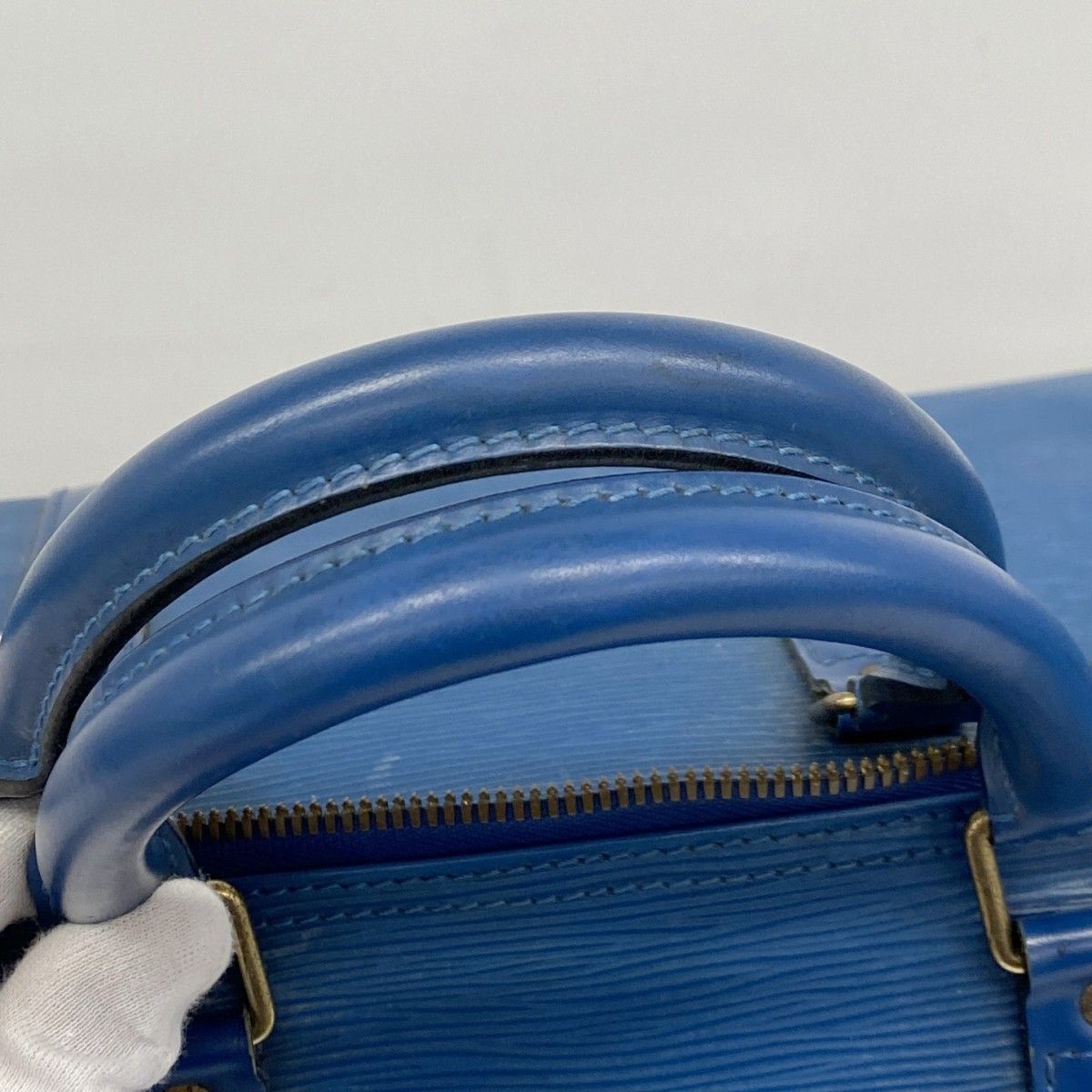 ルイヴィトン キーポル55 エピ トレドブルー 旅行かばん 400 5ge6063】ルイヴィトン ボストンバッグ エピ キーポル55 M42955