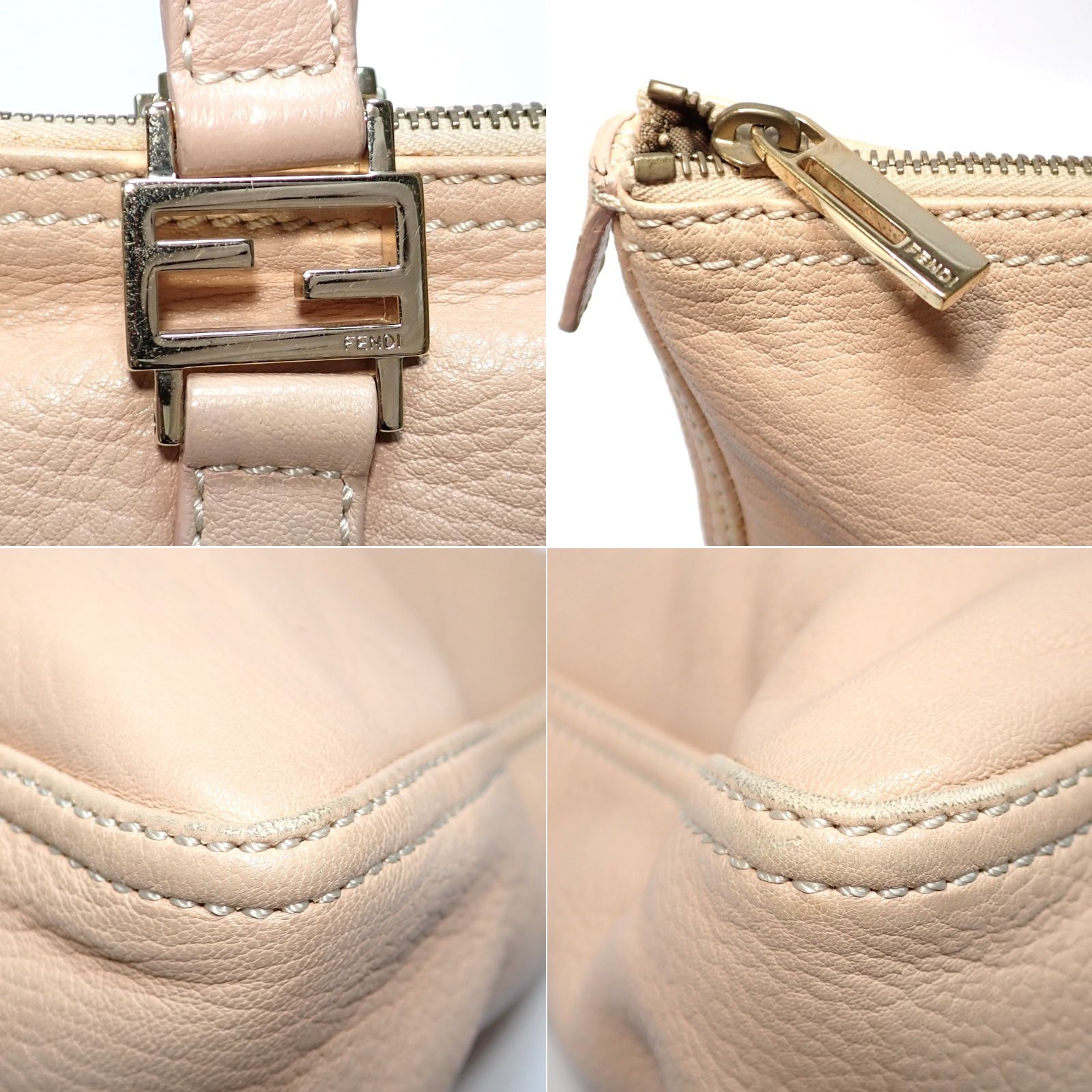 Fendi ブロンズレザー ハンドバッグ 5he5683-h】フェンディ ハンドバッグ バイザウェイ レザー