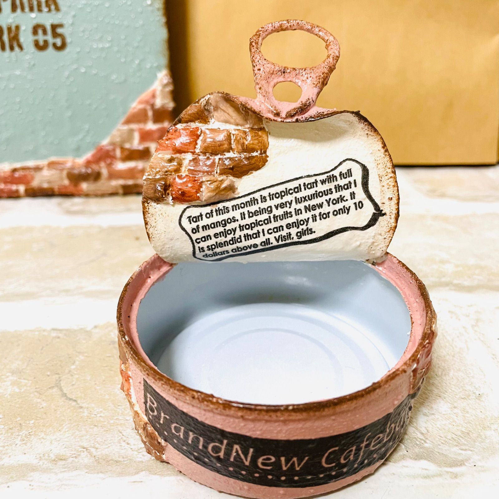 リメイク缶　デザインカッティングボード リメ缶、リメイク缶＆飾りボードセット 苔玉、多肉デザイン