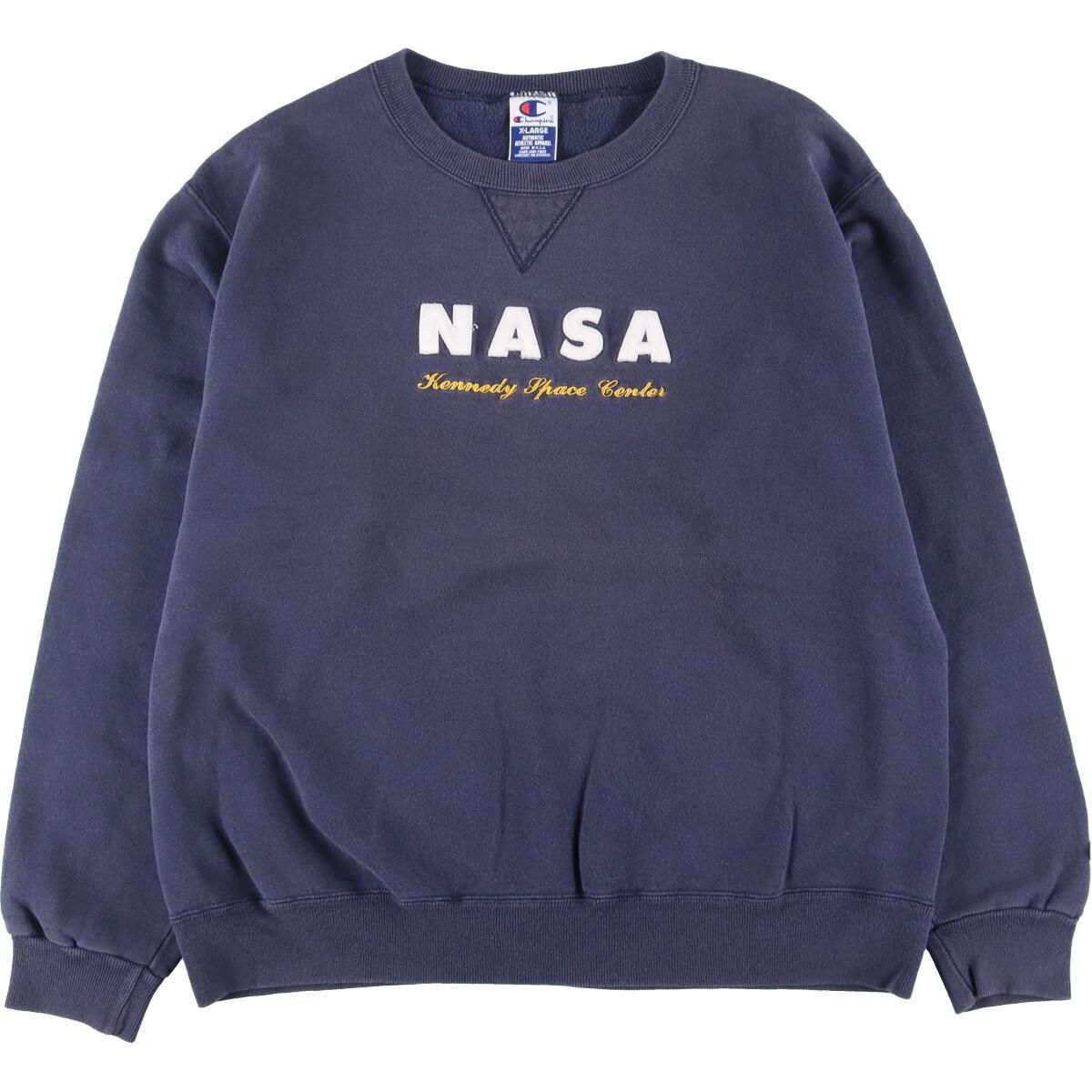 90S USA製 ヴィンテージ スウェット トレーナー NASA ロゴ - スウェット