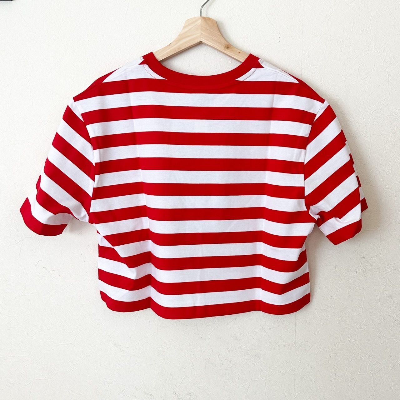 PATOU パトゥ ボクシー ストライプ Tシャツ Patou | オーガニックコットン パトゥ ボクシーストライプ Tシャツ