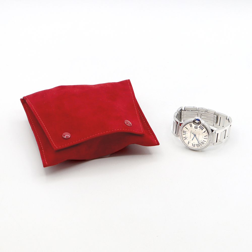 内部点検済 Cartier カルティエ バロンブルー MM 36mm ダイヤベゼル  