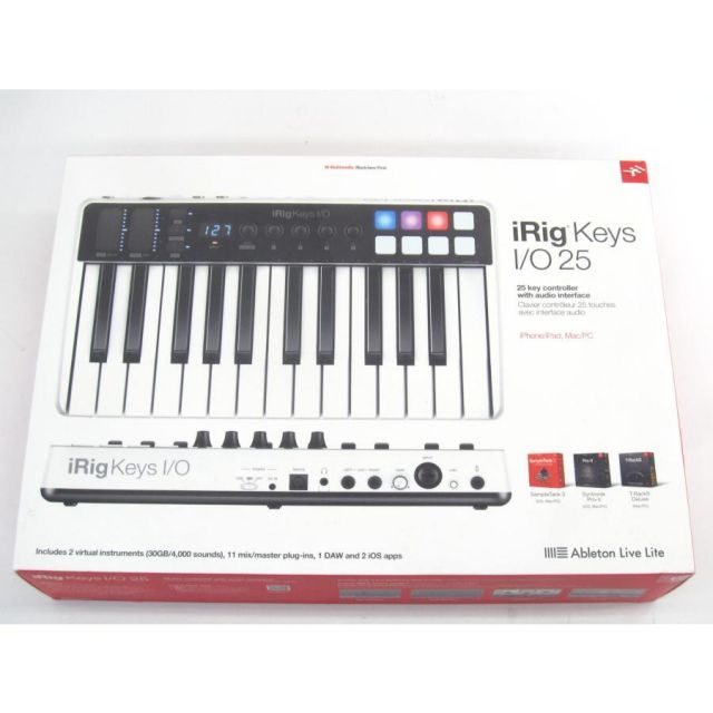 IK MULTIMEDIA iRig Keys I|O 25 MIDIキーボード | インターフェース UD4079