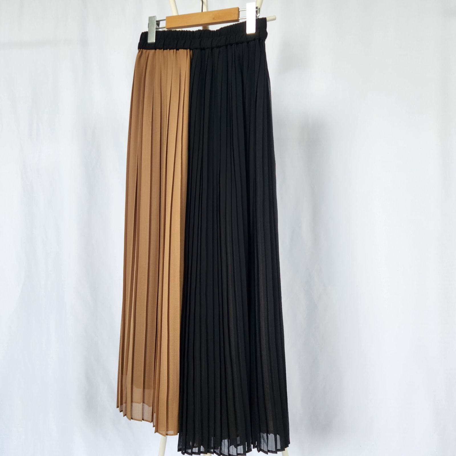 リズレー RISLEY コンビネーションスカート ベージュ ロングスカート
