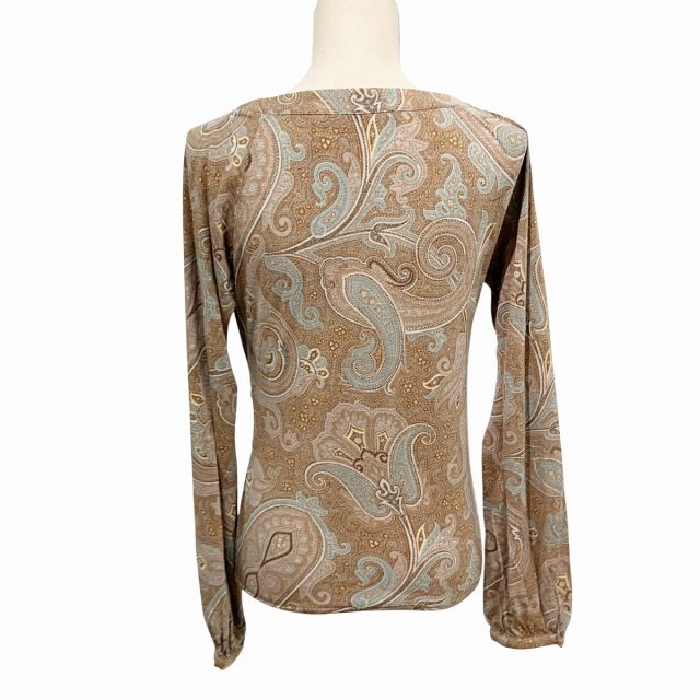 ETRO ペイズリー シャツドレス ブラウン ETRO ペイズリー シャツドレス ブラウン