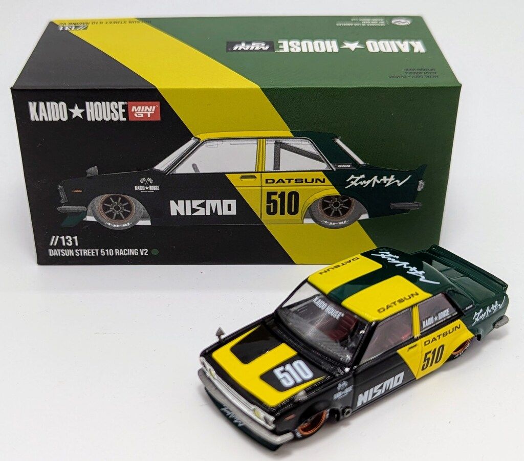 TSM MODEL 1/64MINI GT/KAIDO HOUSE ダットサン ストリート 510 Racing V2 (左ハンドル) KHMG131