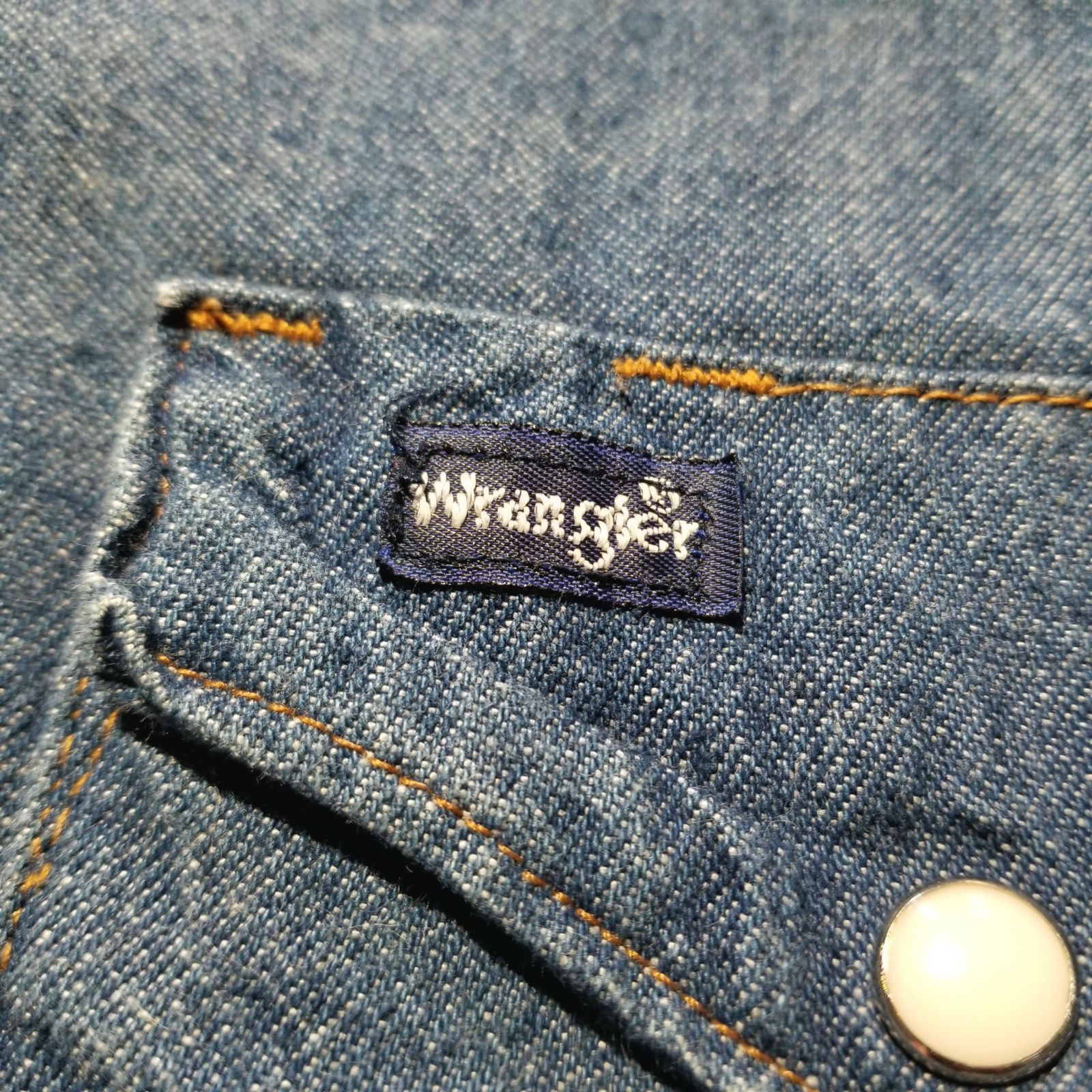 Wrangler 80s デニムウェスタンシャツ 16-35 70127MW USA製 1980s