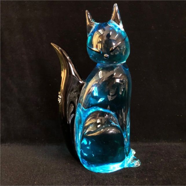 希少 イタリア伝統工芸 MURANO GLASS フォルミア ムラーノ 猫 - メルカリ
