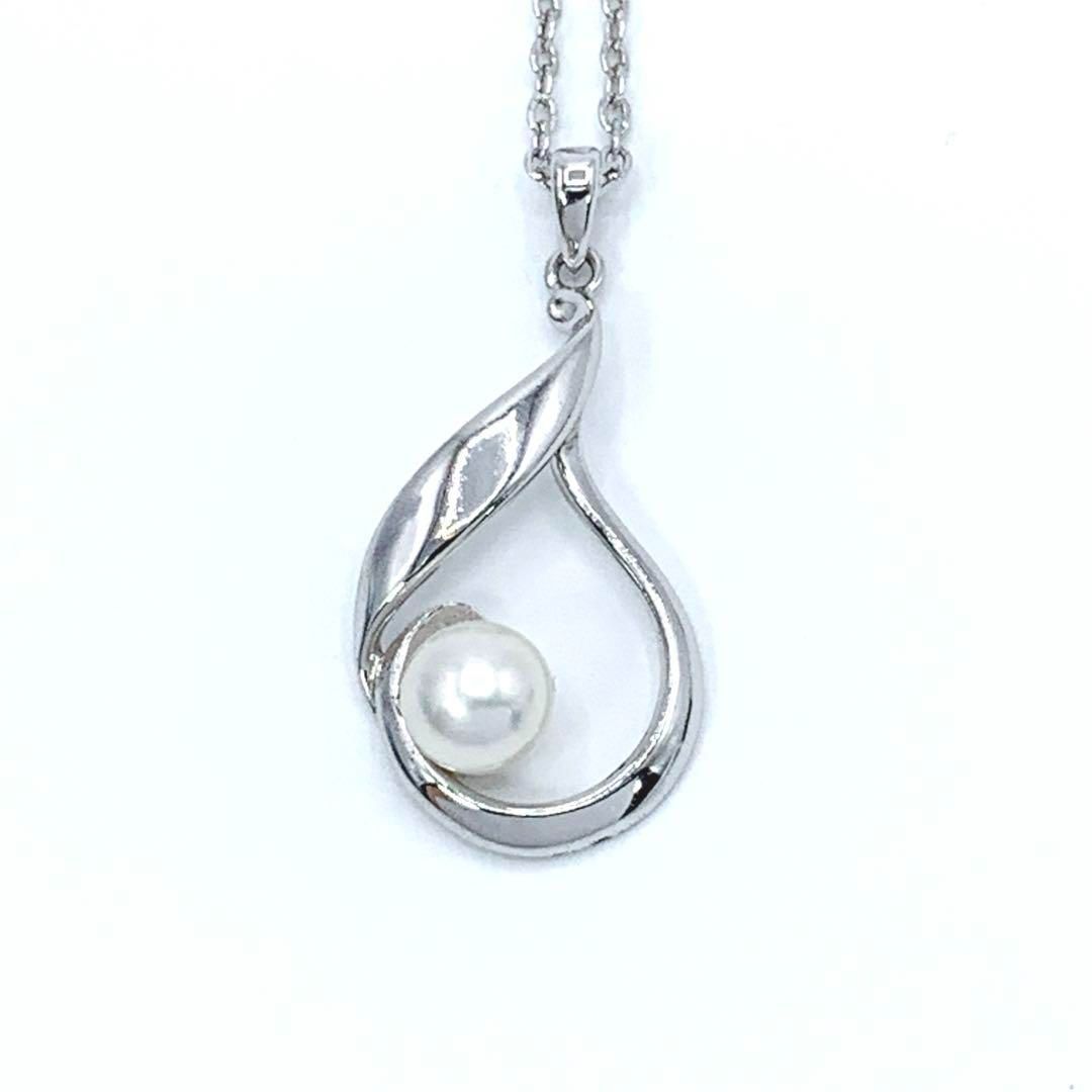 MIKIMOTO ミキモト ネックレス 本真珠　マベパール　シルバーチェーン MIKIMOTO ミキモト シルバー ネックレス 本真珠 パール 5.7mm - メルカリ