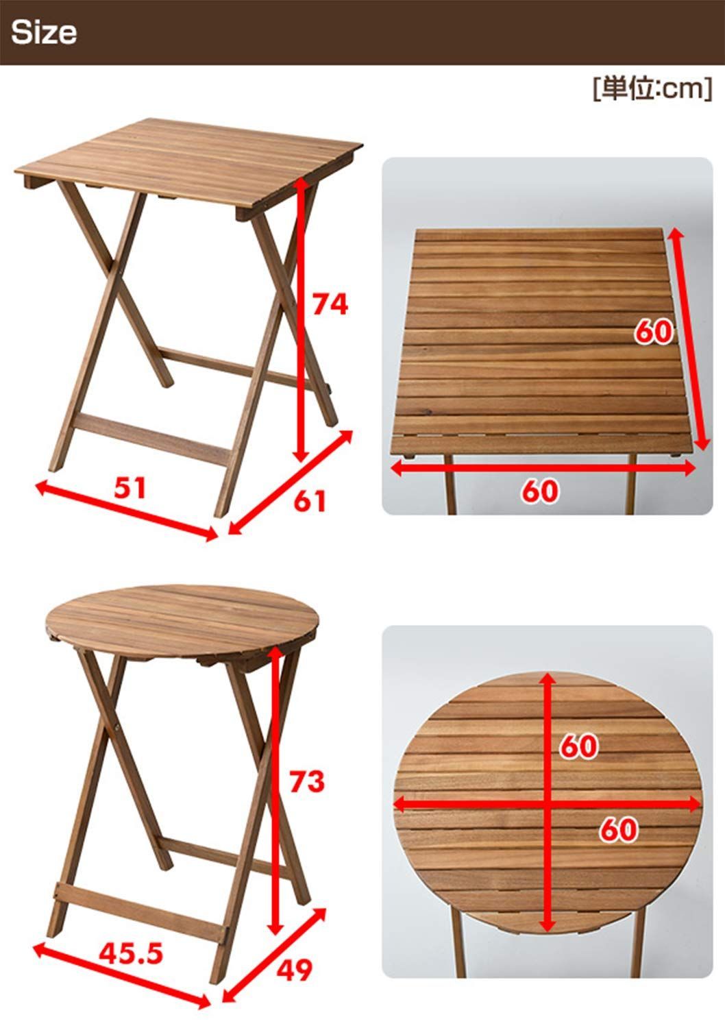 新着商品 折りたたみガーデンテーブル-チェア3点セット テーブル×1点-チェア2点セット 天然木アカシア材 ガーデンマスター Gardenmaster お庭 ベランダ テラス バルコニー MST-3