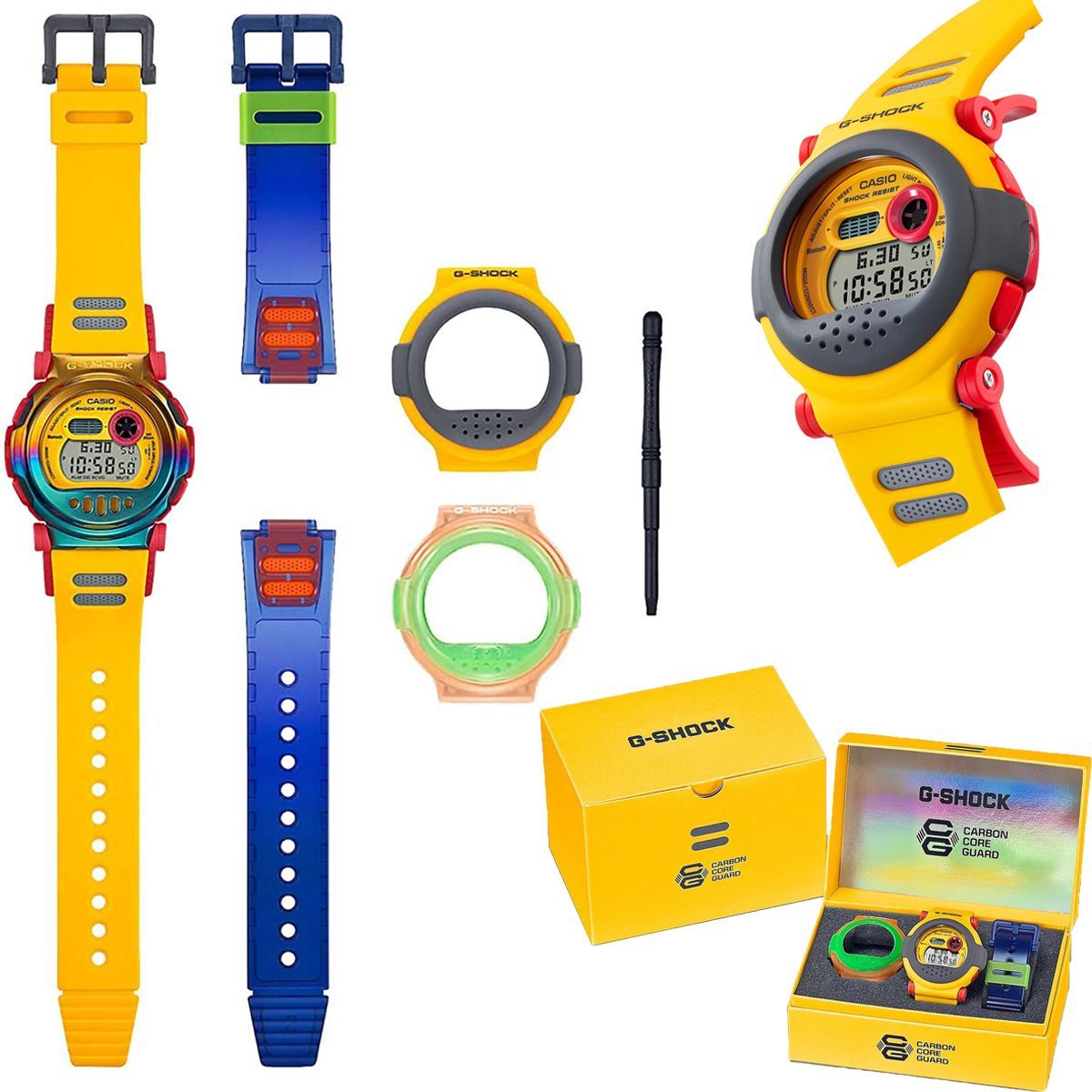 G-SHOCK G-B001MVE-9 ジェイソン 腕時計 スマホ連動 メンズ